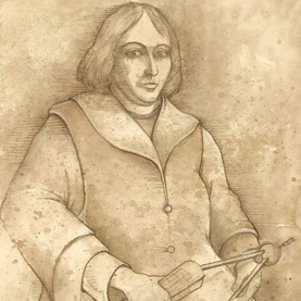 איור של קופרניקוס. קרדיט: קירק קולדוול | Scientific American