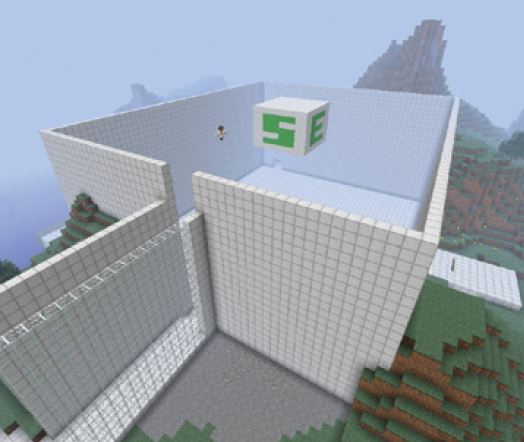 "מוד" של המשחק Minecraft.קרדיט: QCRAFT.ORG | Scientifc American