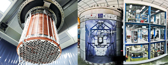 תמונות מהניסוי XENON1T | תמונה: xenon1t.org