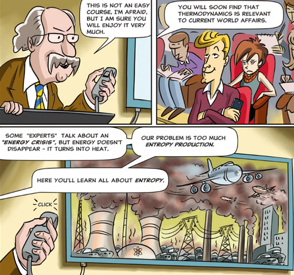 קטע מתוך ספר הקומיקס באנגלית