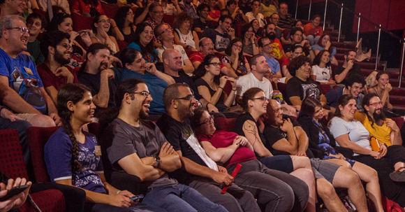 קהל בכנס אייקון למדע בדיוני ופנטזיה